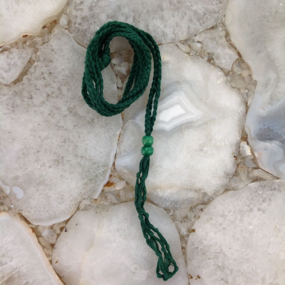 Net Cage Necklace - GREEN Net Cage Necklace - GREEN